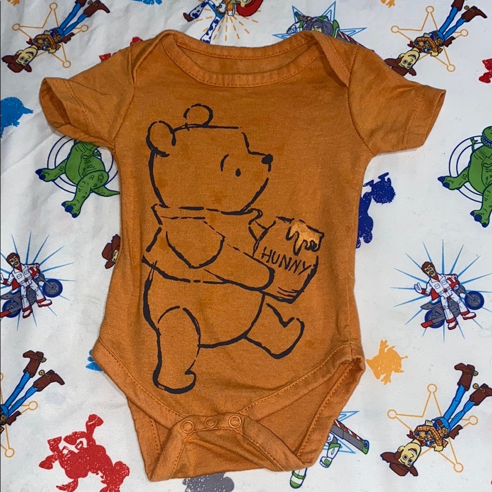 Disney Baby Orange Onesie